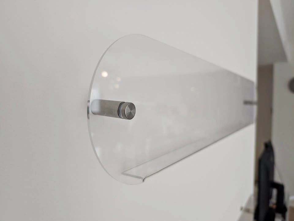 Clear acrylic shelves (set of 3)