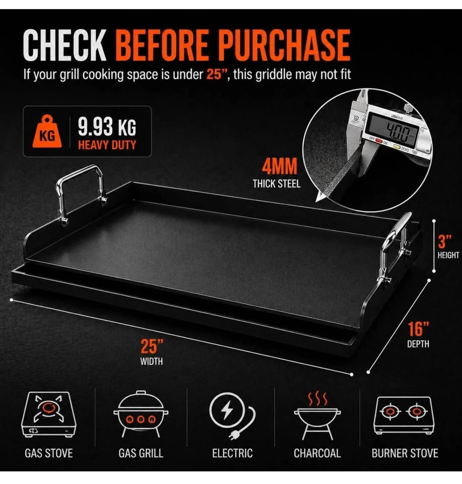 Large Nonstick Griddle - photo 4