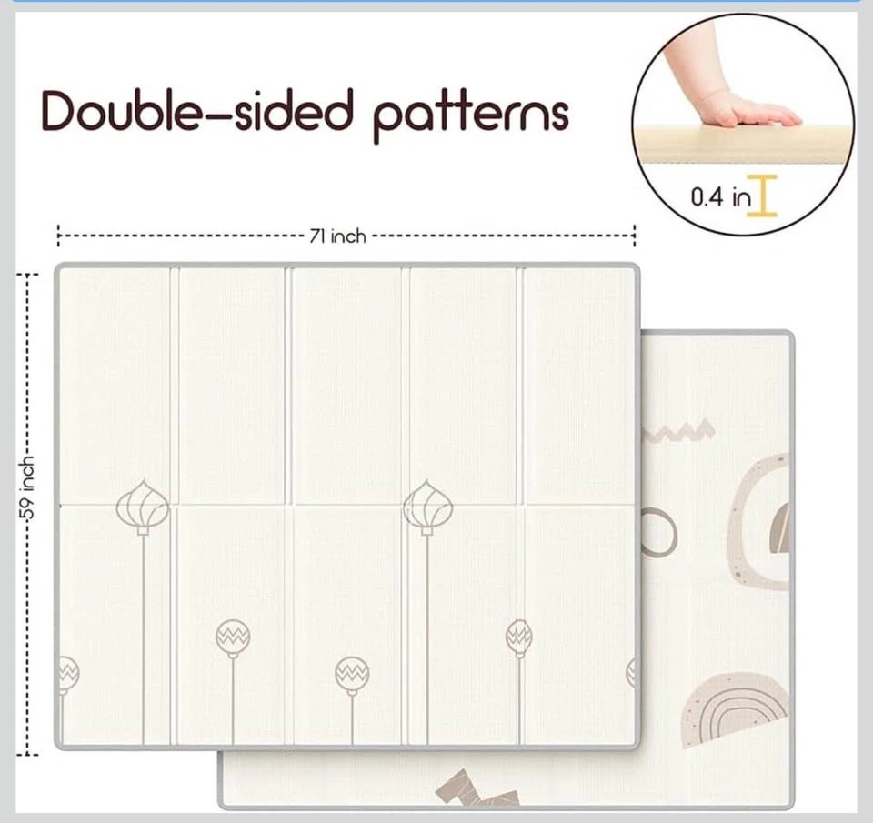 Baby Play Mat 71x59in - photo 2