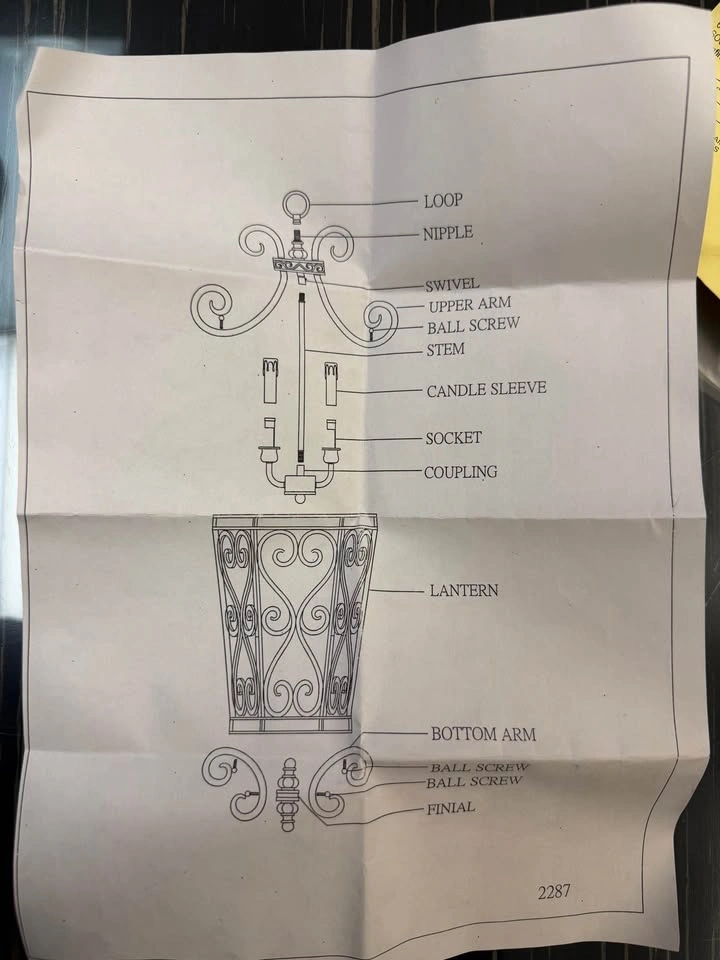 3 Light Foyer Pendant - photo 3