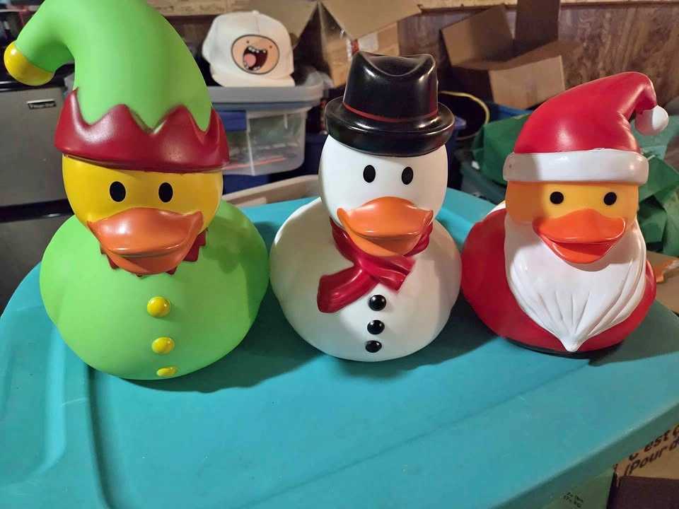 Giant Christmas Ducks