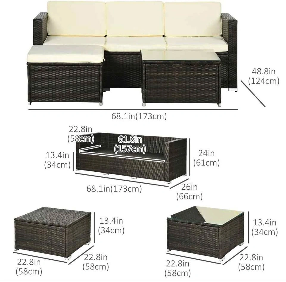 Brand new 3pc patio sectional set. Pickup Spruce Grove - photo 2
