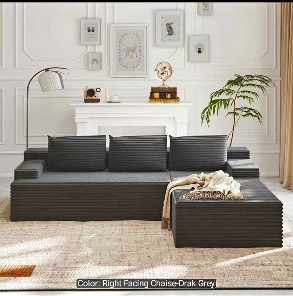 Brand New 95" Cloud Modular Sectional Sofa Couch - Right Chaise