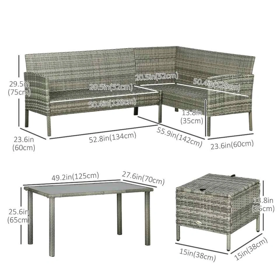Brand New 5pc Patio Dining Set - photo 3