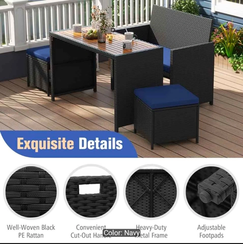 Brand New 4pc Outdoor Dining Set - 1 Left! - photo 3