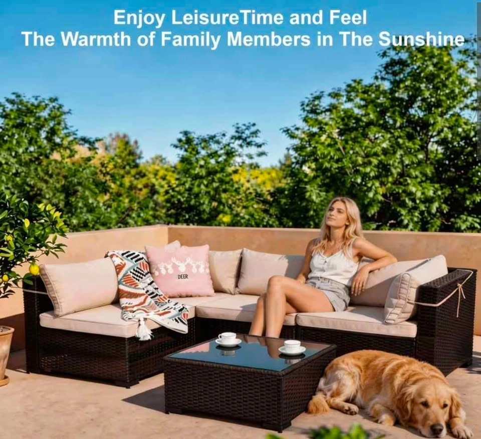 Brand new 5pc patio sectional set. Pickup Spruce Grove. 1 Left! - photo 4