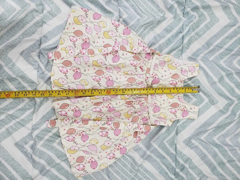 Baby Girl Balloon Print Dress & Black Pants - 12-18m - photo 3