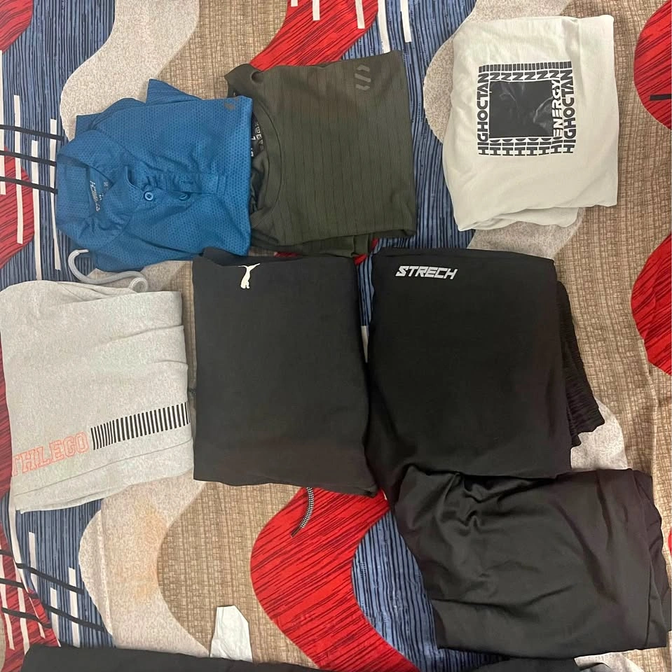 Track pants, sweatshirts & tshirts