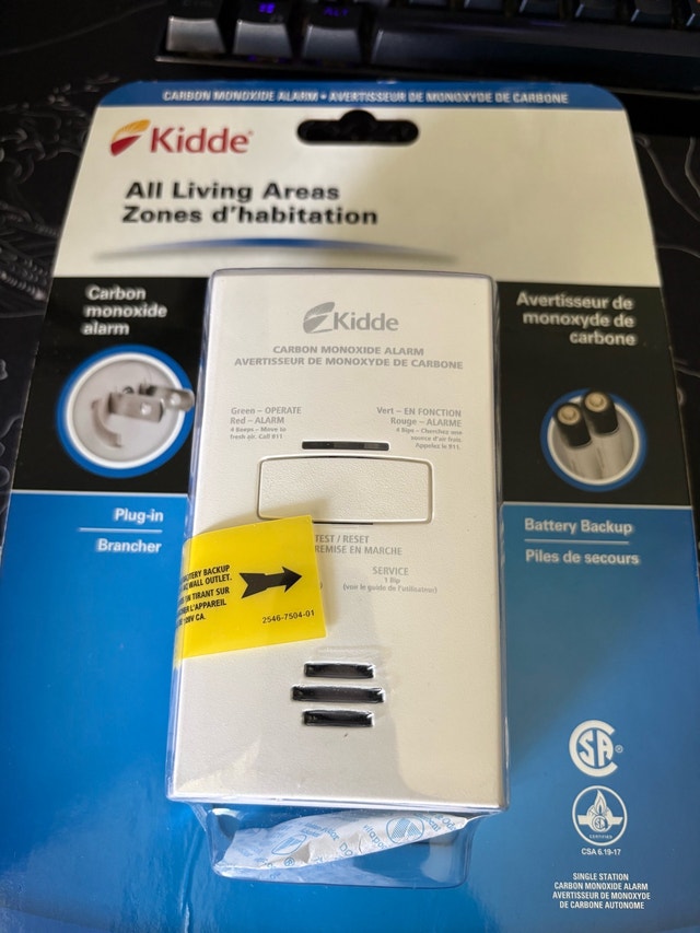 Kidde Carbon Monoxide Alarm