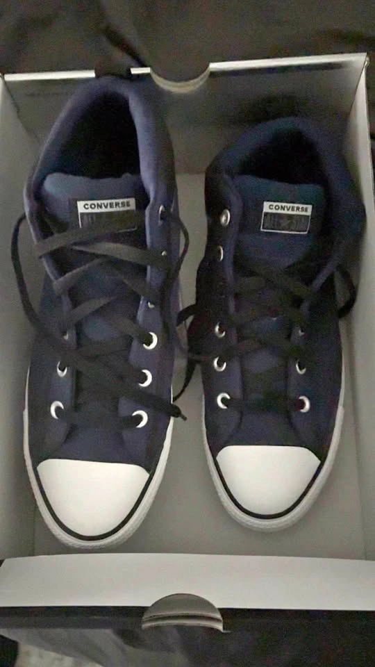 Converse Chuck Taylor All Star Street Mid Navy Blue Men's 10 / W