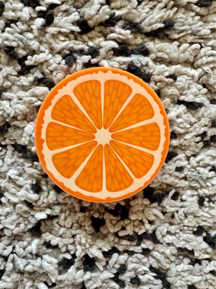 Cell phone ORANGE wireless charging pad - NEW - photo 5