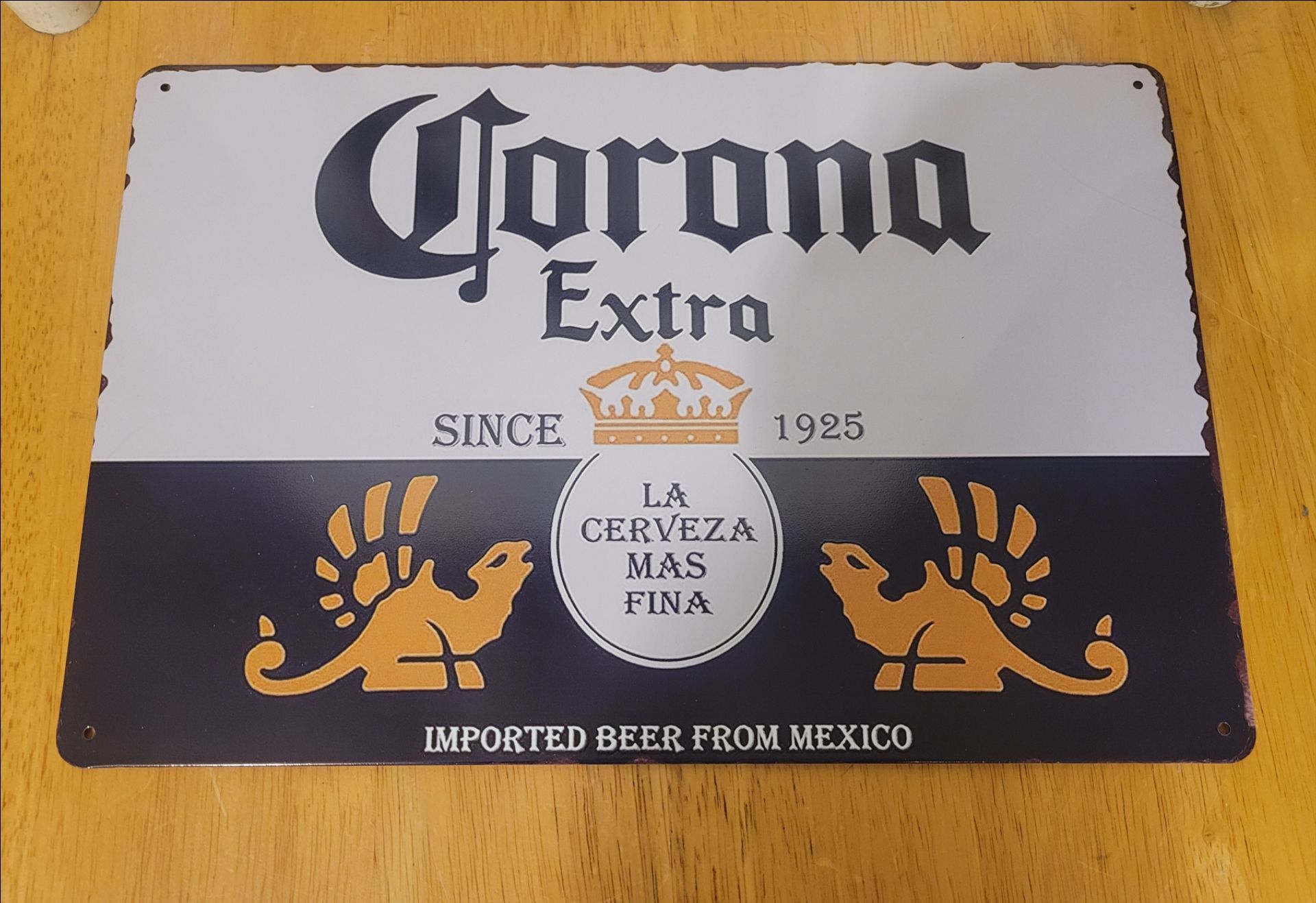 Modelo Cerveza / Corona Extra Beer Metal Sign 12x8 (Both for $20 - photo 2