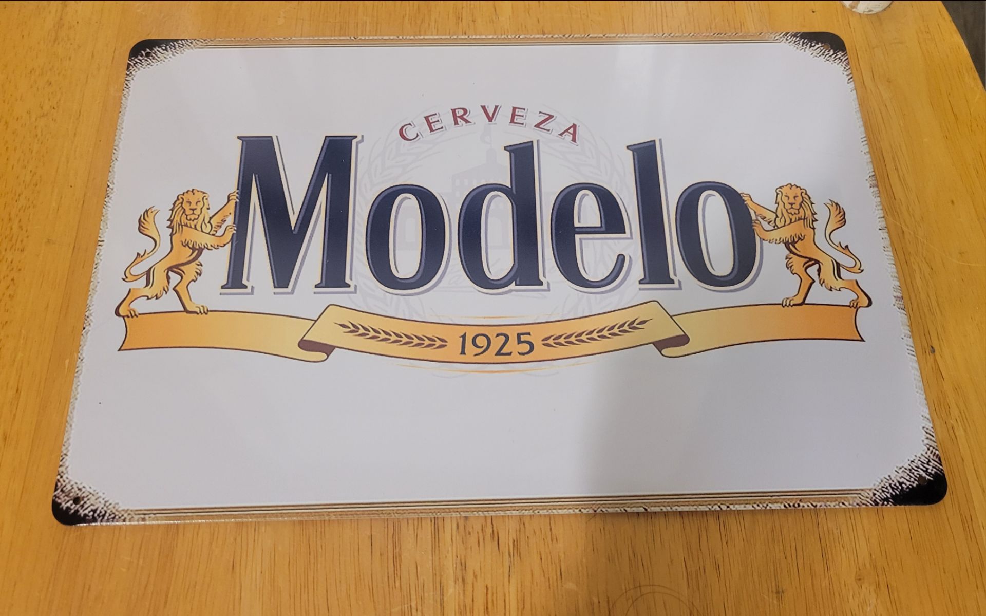 Modelo Cerveza / Corona Extra Beer Metal Sign 12x8 (Both for $20 - photo 3