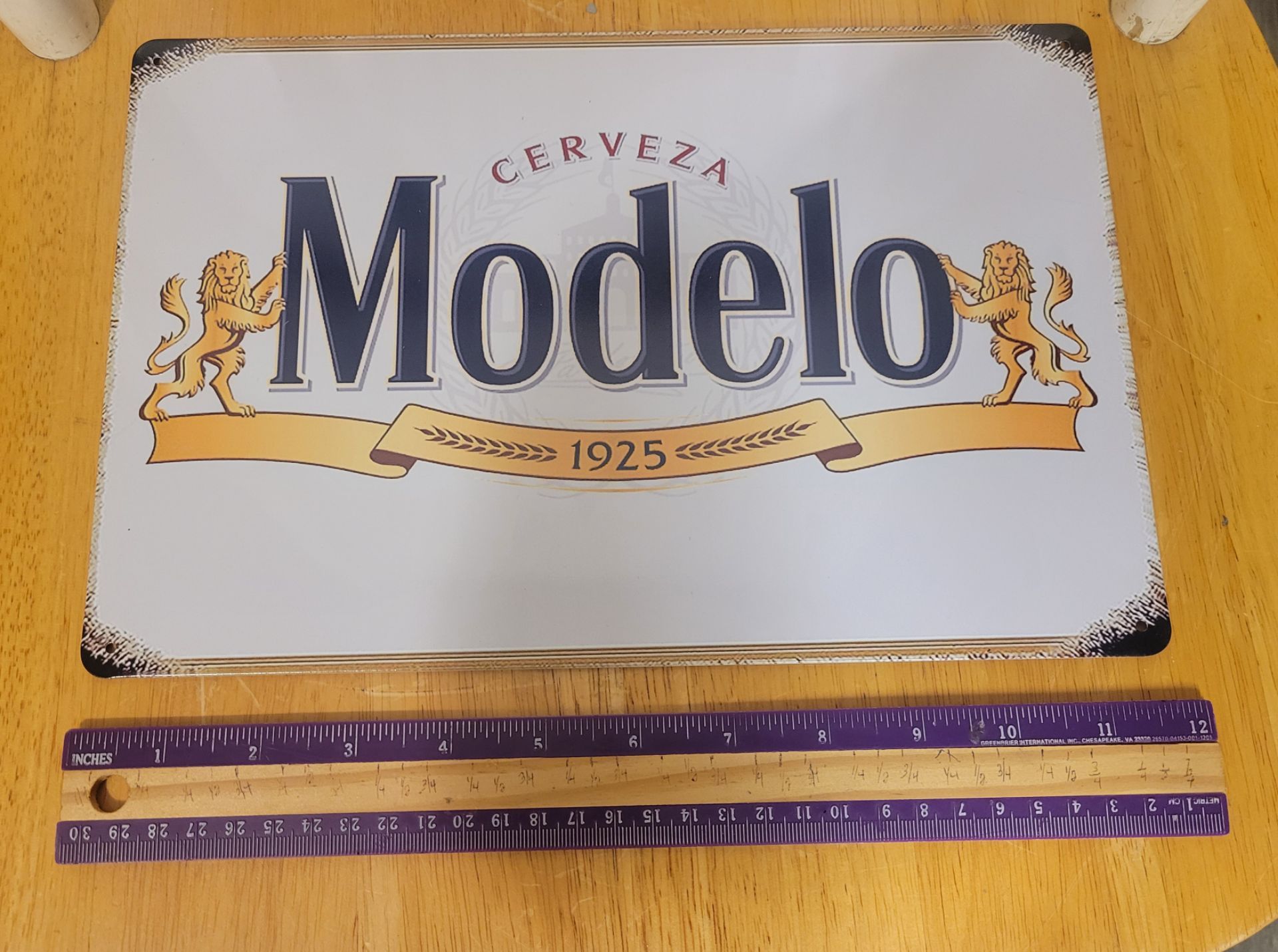 Modelo Cerveza / Corona Extra Beer Metal Sign 12x8 (Both for $20 - photo 4