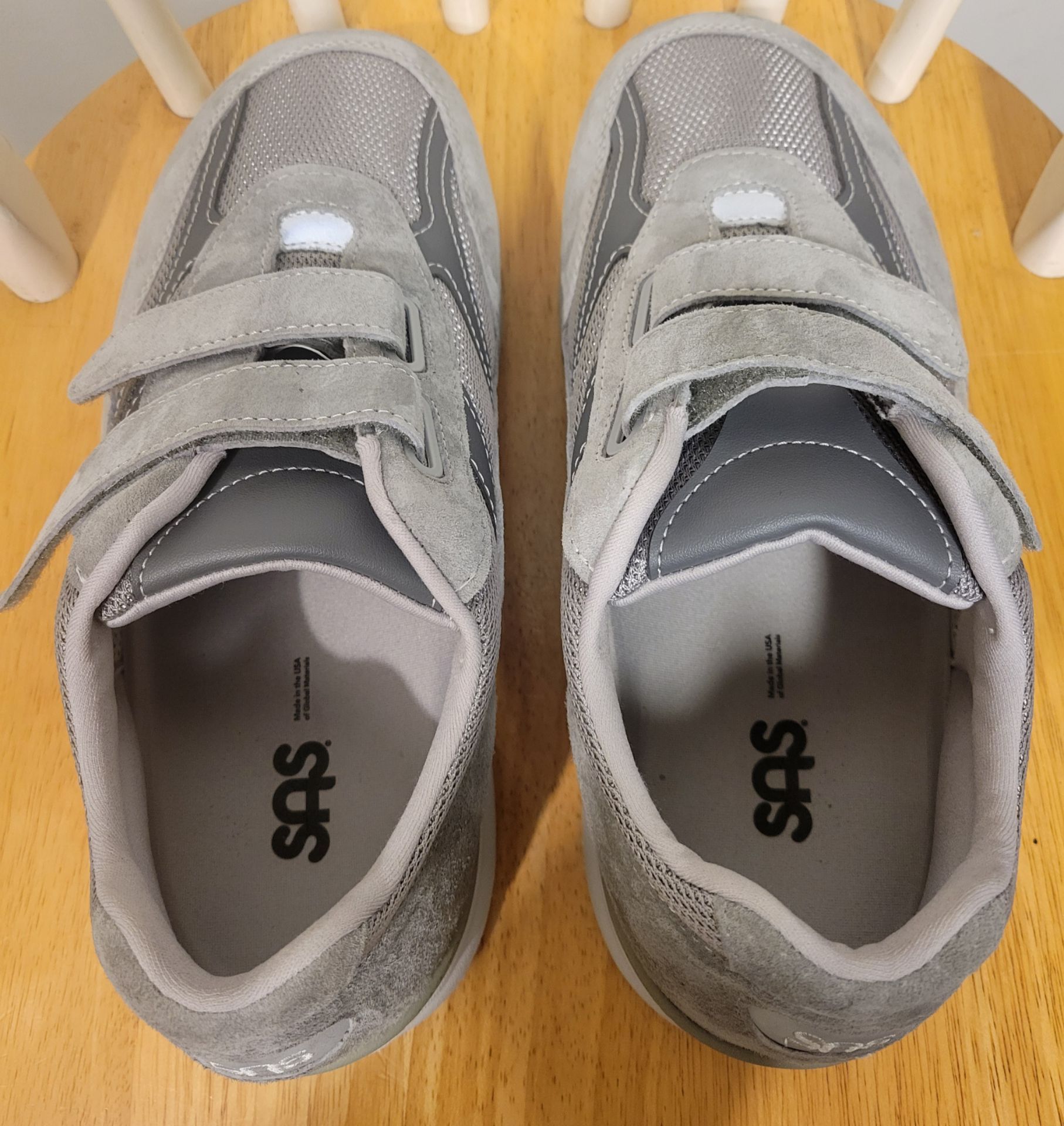 SAS Men's Journey Mesh JV Gray Diabetic Shoes Size 10.5 XXX-WIDE - photo 4