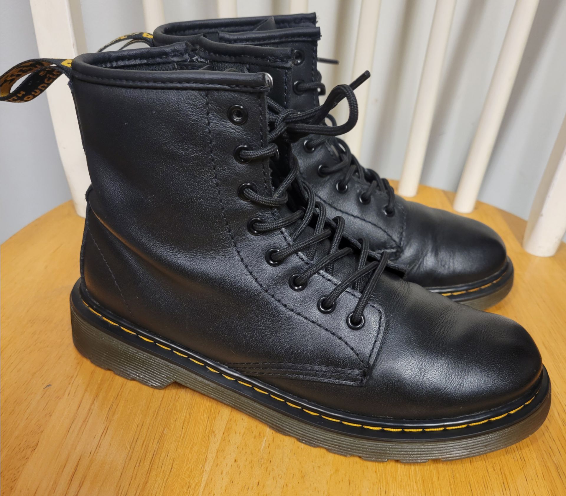 Dr. Martens Women's 1460 Black Leather Boots Size 5