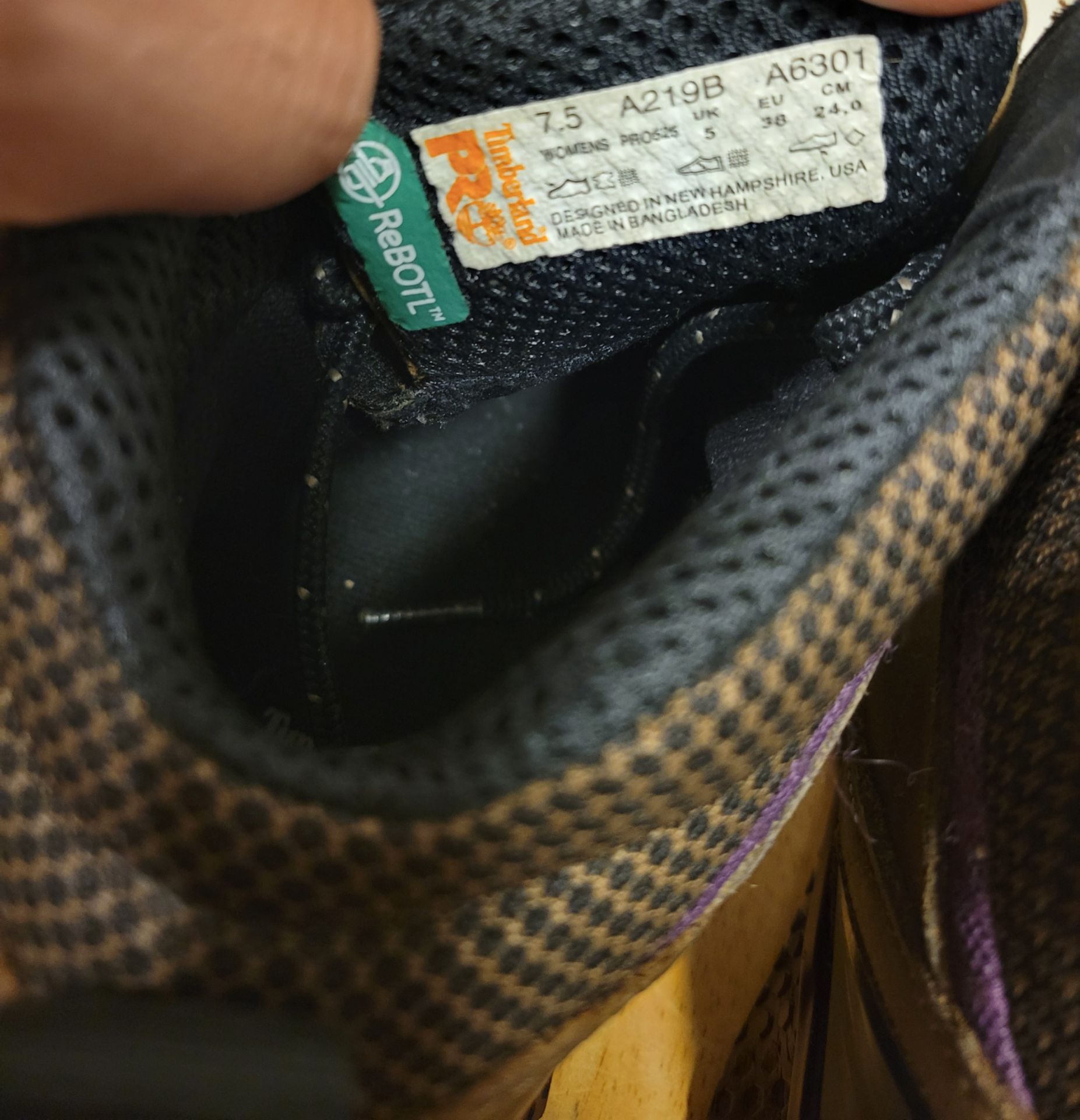 Timberland Pro Womens Reaxion A219B Work Boots Size 7.5 - photo 5