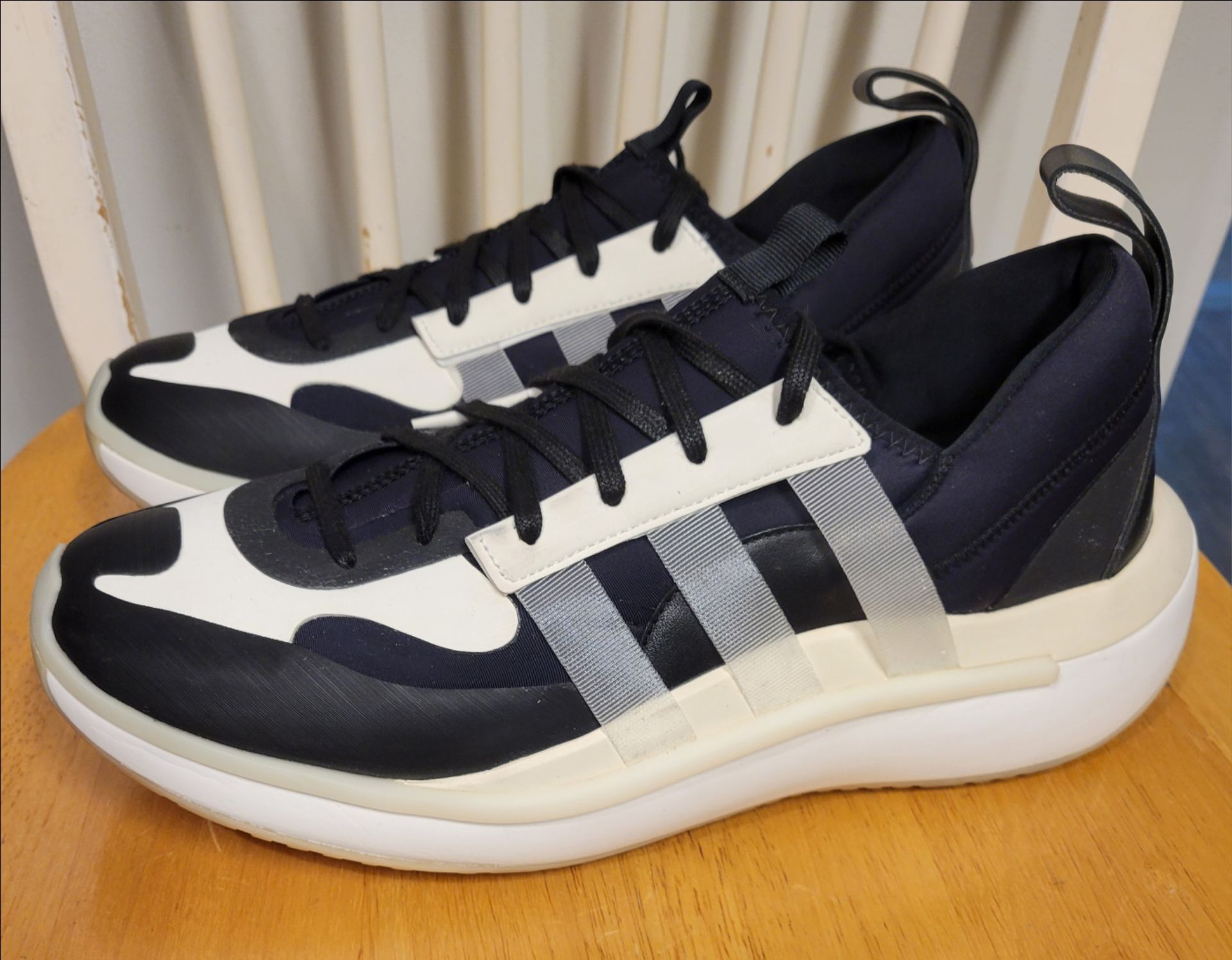 Adidas Y-3 Qisan Cozy 2 'Black Cream White HR1962 Size 10 / NEW - photo 2