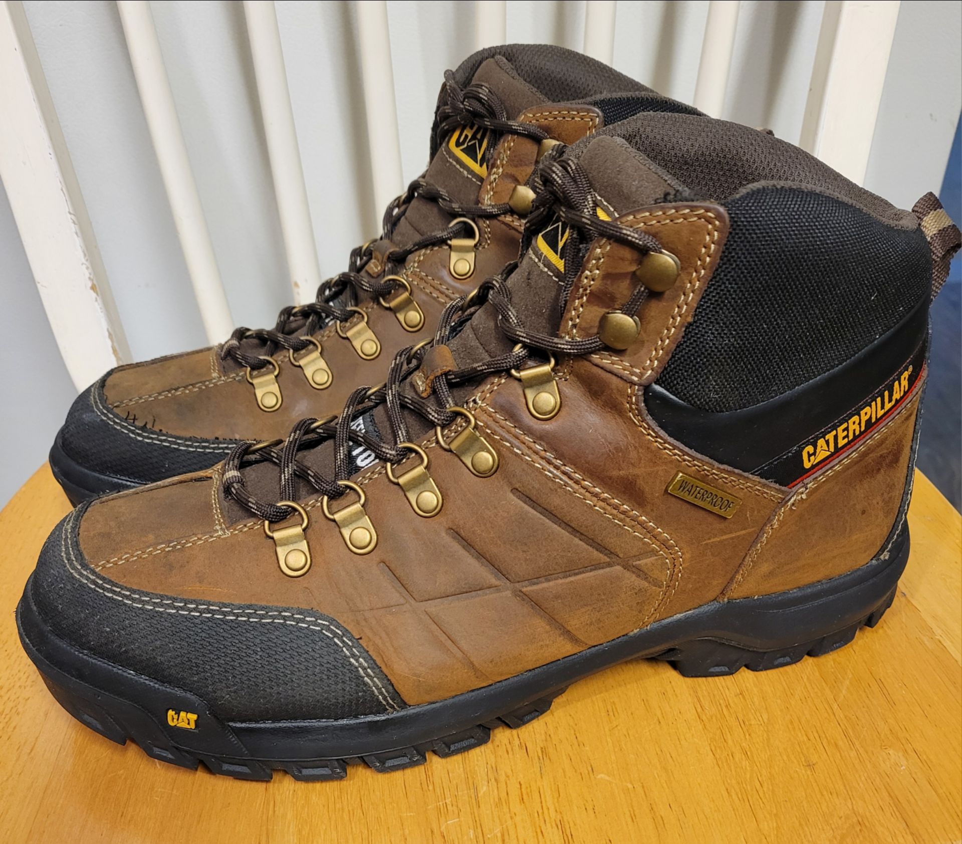 Caterpillar Men's Threshold Waterproof Steel Toe Work Boots - photo 2