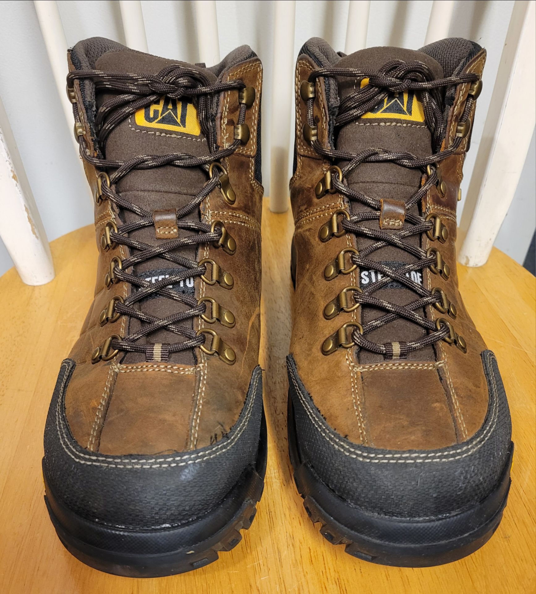 Caterpillar Men's Threshold Waterproof Steel Toe Work Boots - photo 3