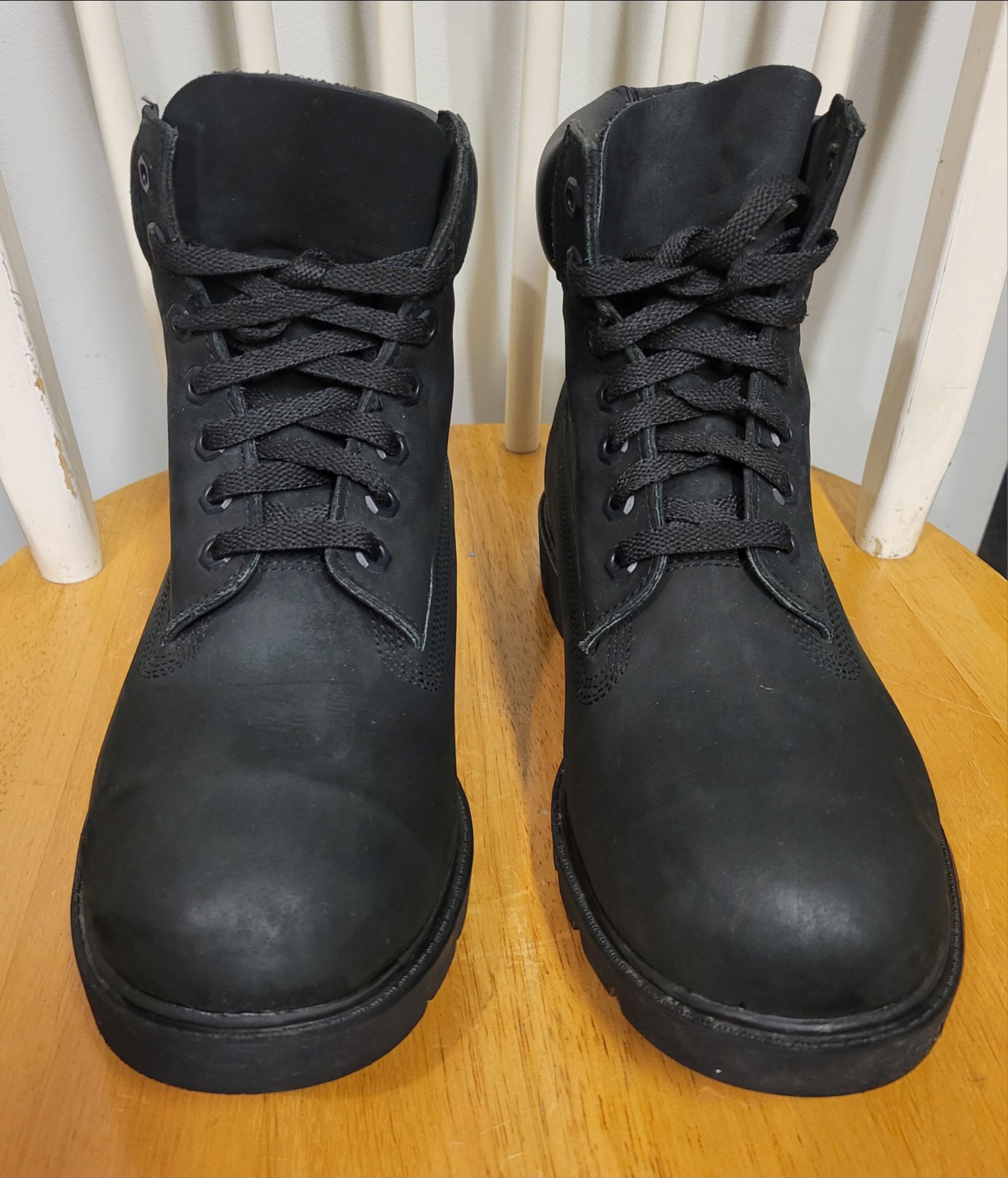 Men's Timberland Classic 6-Inch Black Waterproof Boots Size 10.5 - photo 3