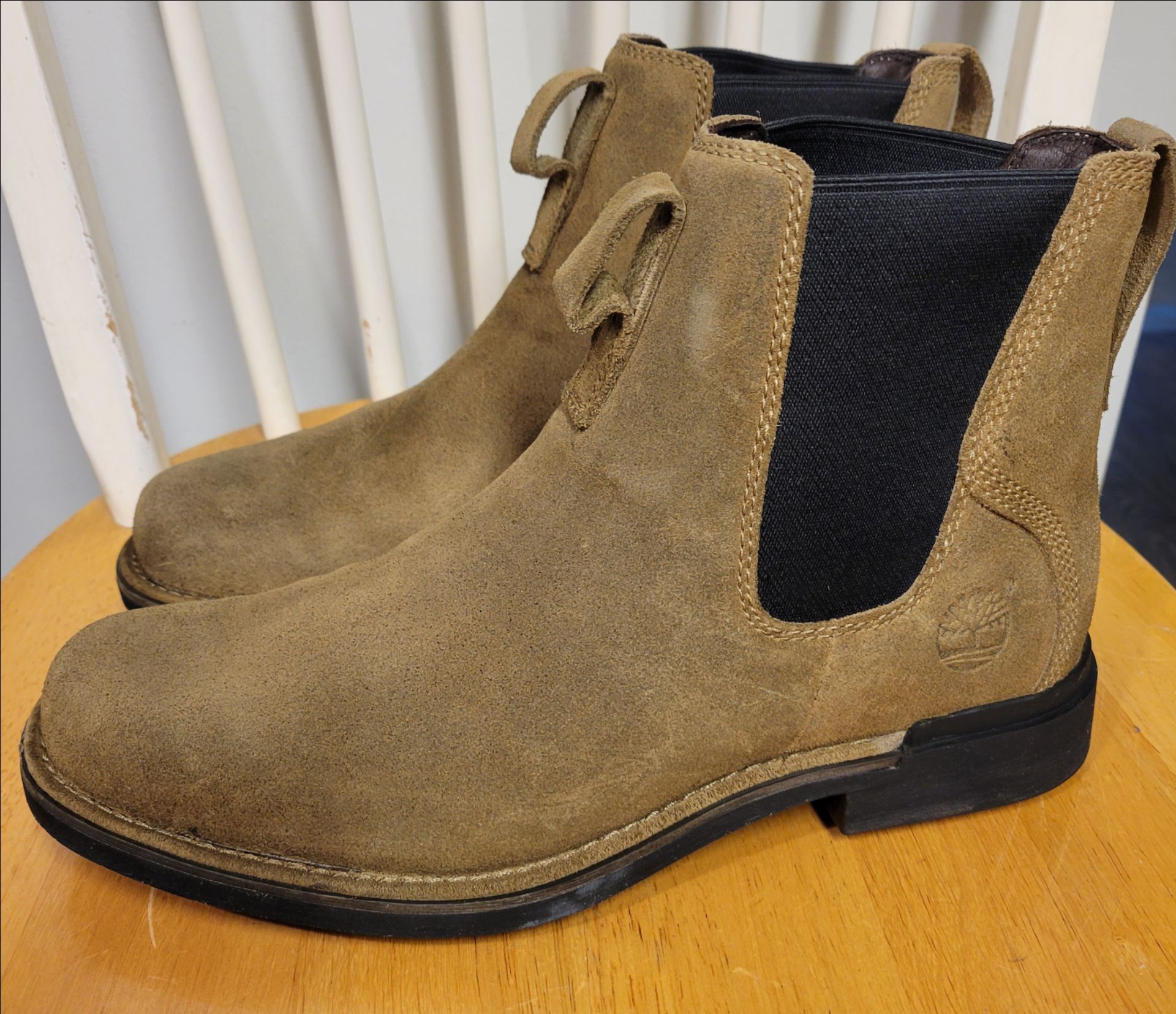 Timberland Washington City Chelsea Boots Suede Tan Men's 9.5 - photo 2