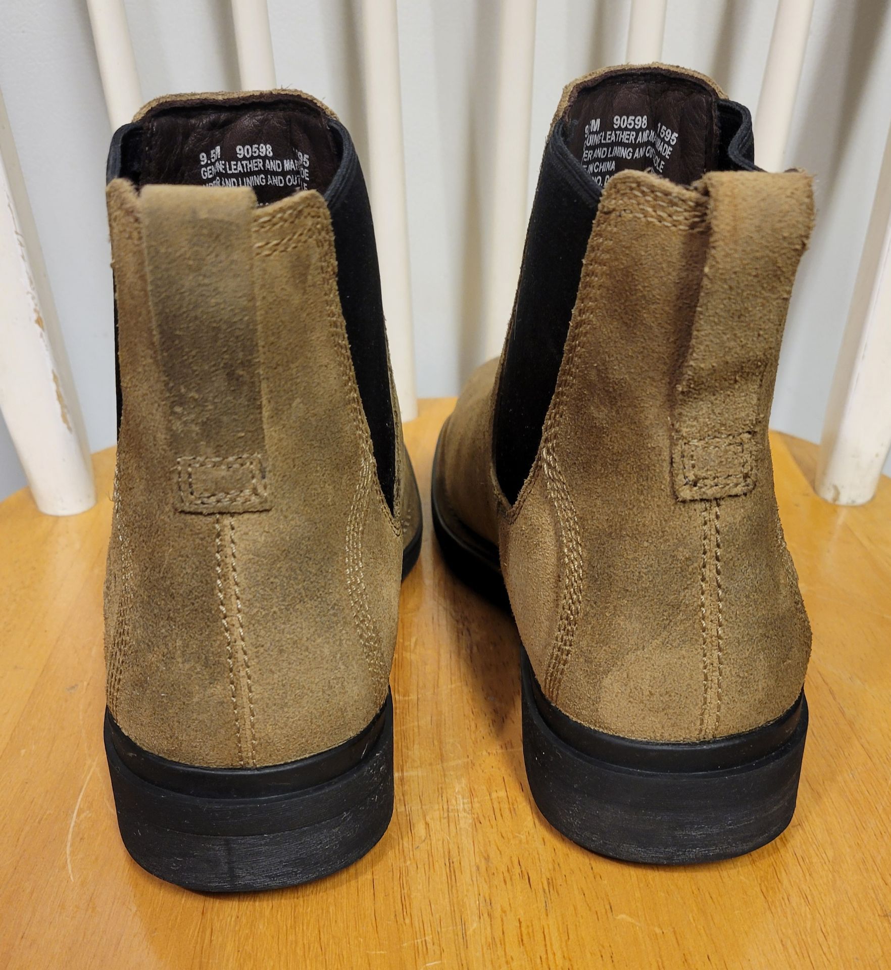 Timberland Washington City Chelsea Boots Suede Tan Men's 9.5 - photo 4