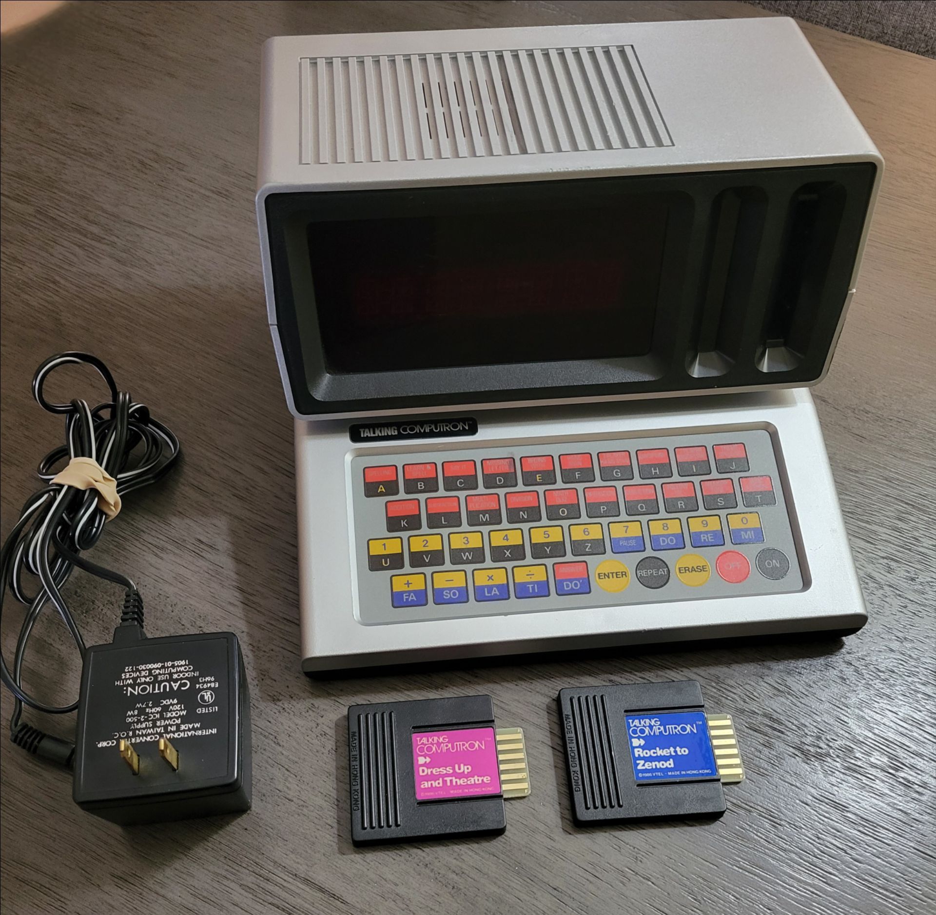 RARE Vintage 1980S Sears Talking Computron w/ 2 Games
