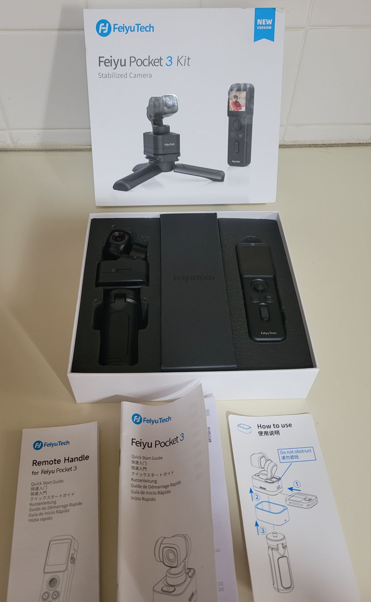FeiyuTech Feiyu Pocket 3 Kit Stabilized Camera / NEW