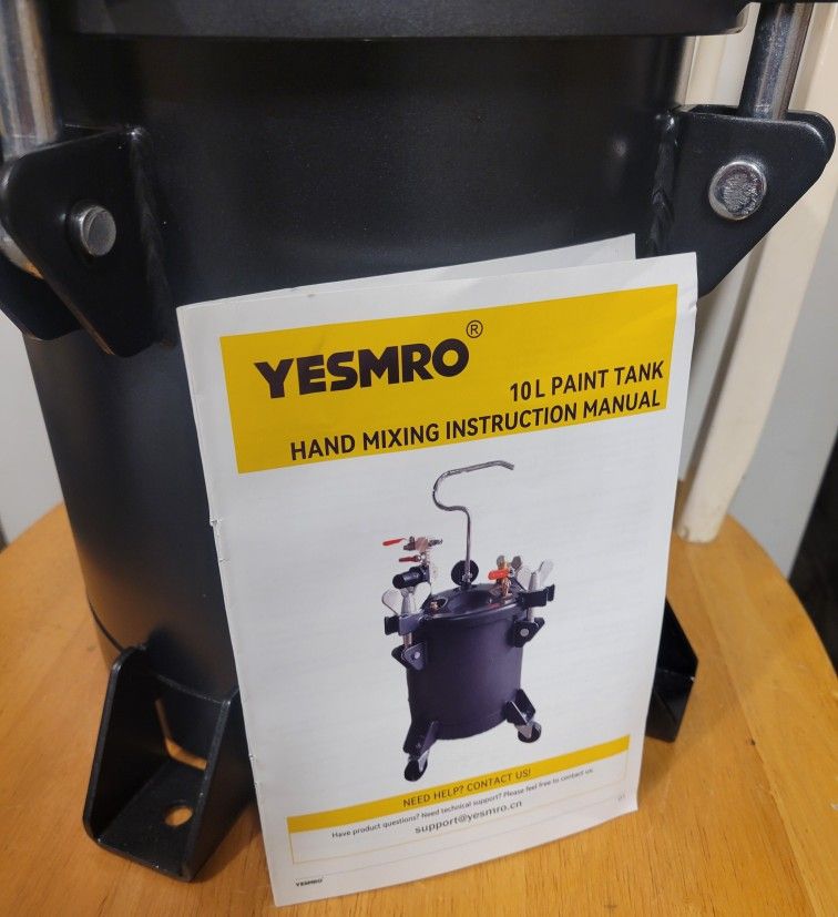 10L 2.5Gal Pressure Pot Tank for Paint/Epoxy Resin - NEW - photo 2