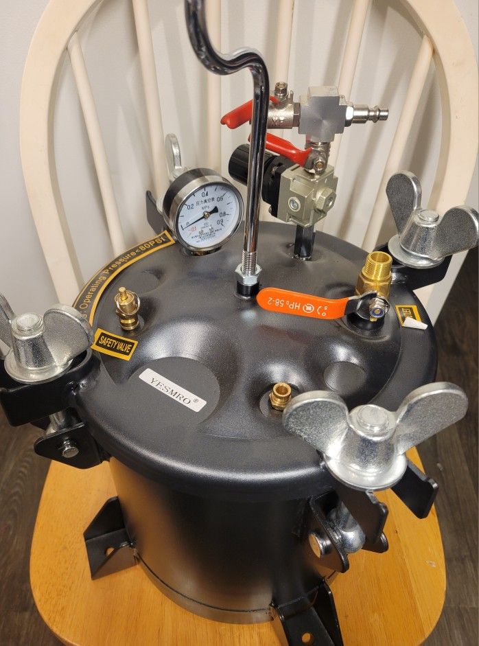 10L 2.5Gal Pressure Pot Tank for Paint/Epoxy Resin - NEW - photo 4