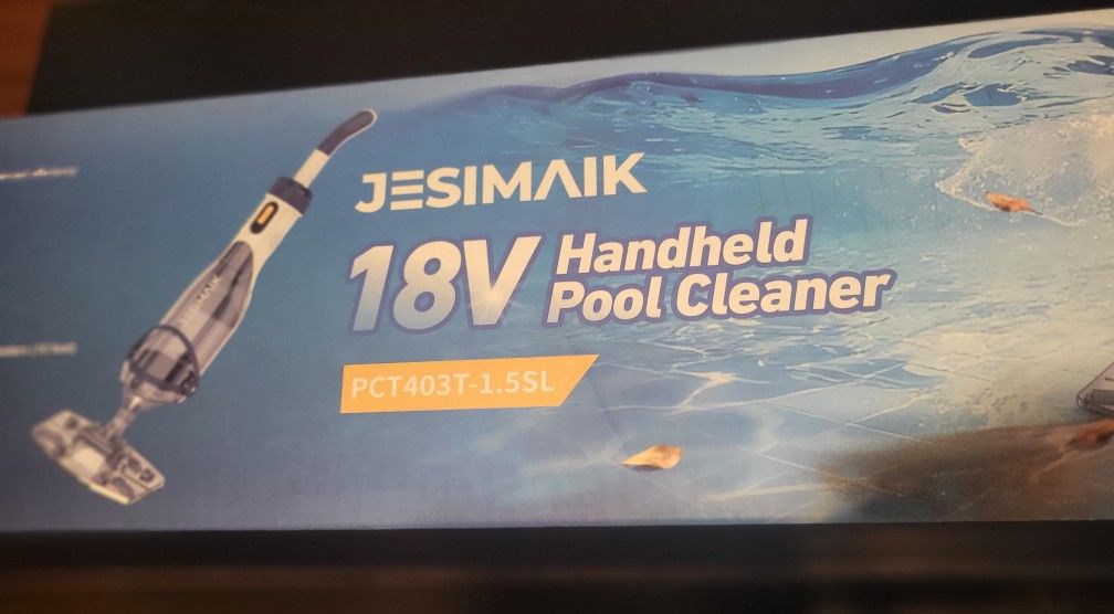 Handheld Pool Vacuum, JESIMAIK Rechargeable Pool Cleaner