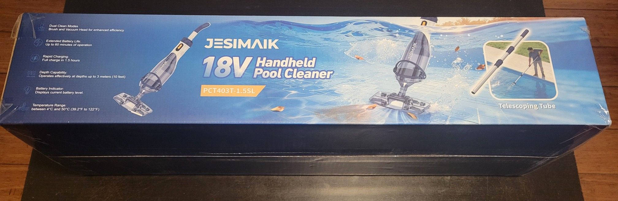 Handheld Pool Vacuum, JESIMAIK Rechargeable Pool Cleaner - photo 2
