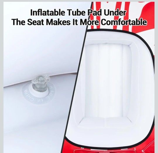 Zoombros 1-Person Towable Tube Wing Inflatable Boat Tube / NEW - photo 5
