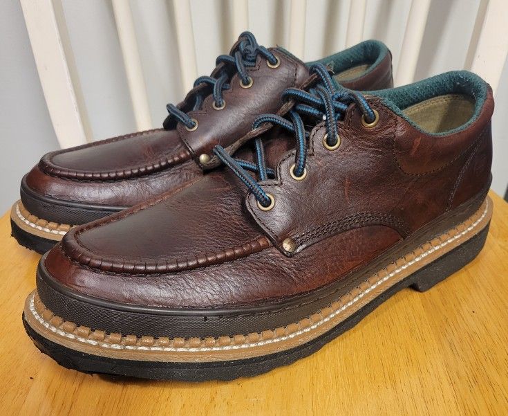 Georgia Giant Steel Toe Moc Romeo Oxford Mens Shoes G1364 Sz 11. - photo 2