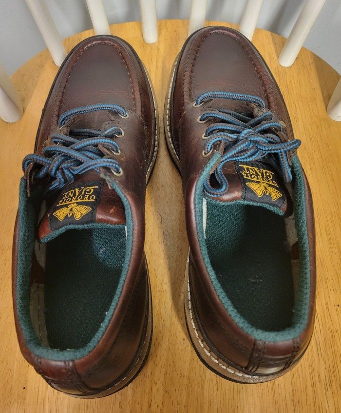 Georgia Giant Steel Toe Moc Romeo Oxford Mens Shoes G1364 Sz 11. - photo 5