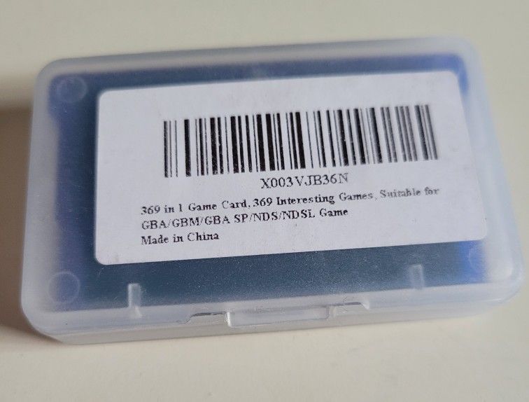 Nintendo Gameboy Advance GBA 369 in 1 Game Cartridge - photo 3
