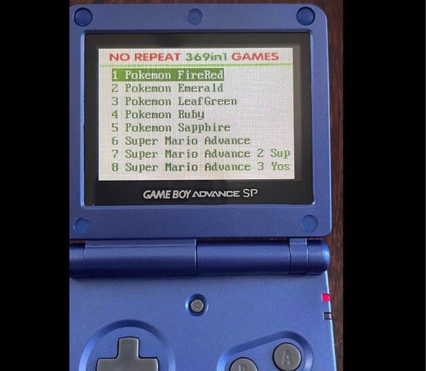 Nintendo Gameboy Advance GBA 369 in 1 Game Cartridge - photo 4