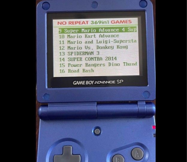 Nintendo Gameboy Advance GBA 369 in 1 Game Cartridge - photo 5
