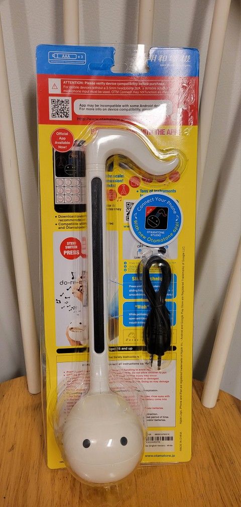 Otamatone Neo by Maywa Denki White | Electronic Musical NEW