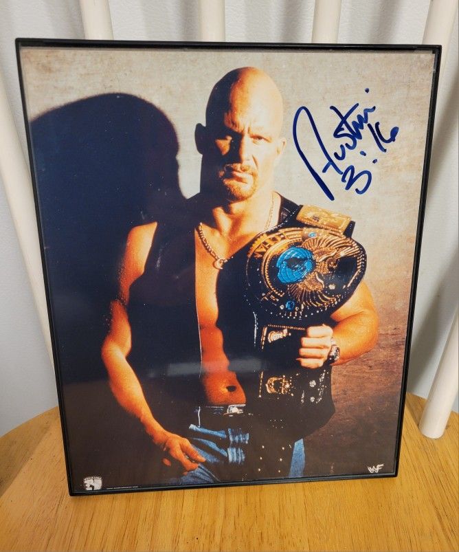 Steve Austin Stone Cold 3:16 SIGNED 8 x 10 Picture Wrestling WWF