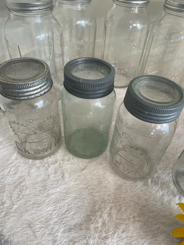 Vintage Canning Jar Collection - Ball Crown Bernadine image indicator(5)
