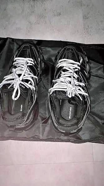 White lace Balenciaga Tracks