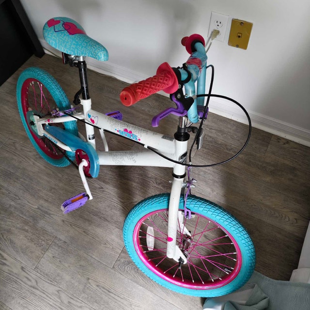 Pink Girls Bike – 18" in mint condition - photo 2