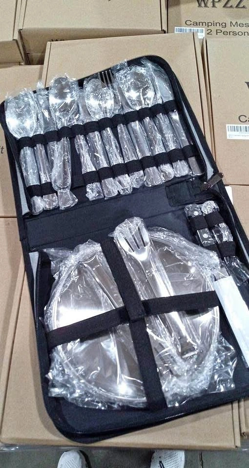 WPZZT CAMPING MESS KIT 4 person setting