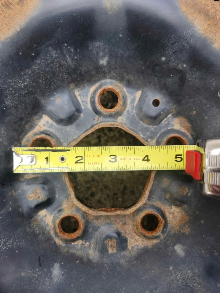 Four 15" Steel Black Rims (5x4.25") - photo 3