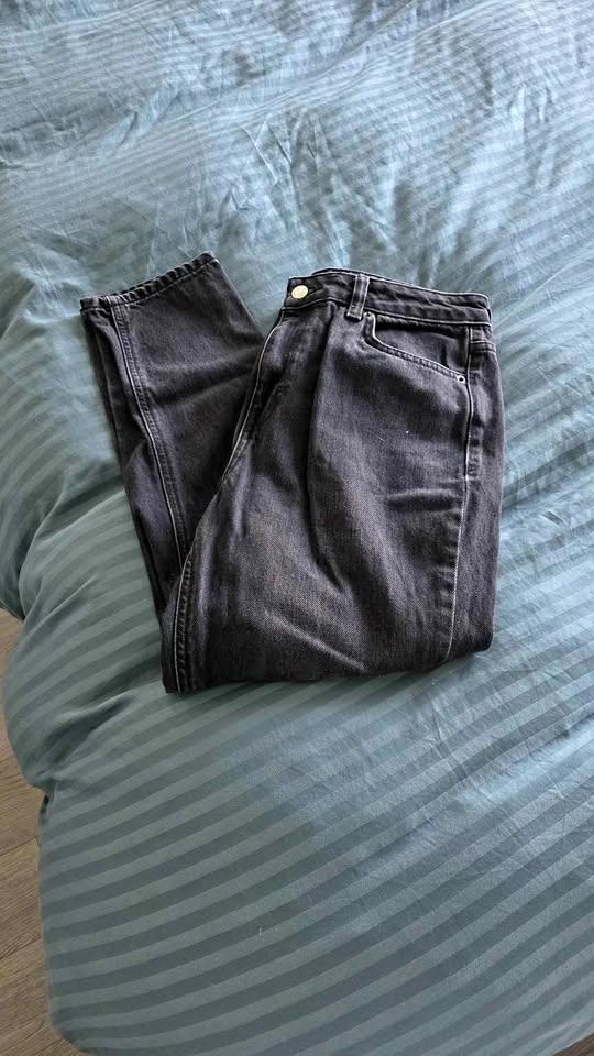 TopShop High Rise Black Jeans