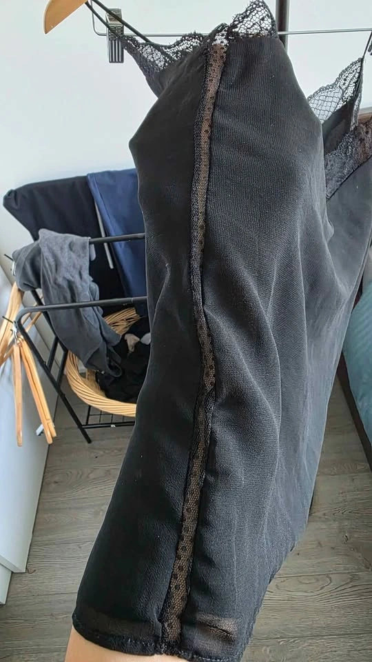ZARA Black Lace Tank Top - photo 3