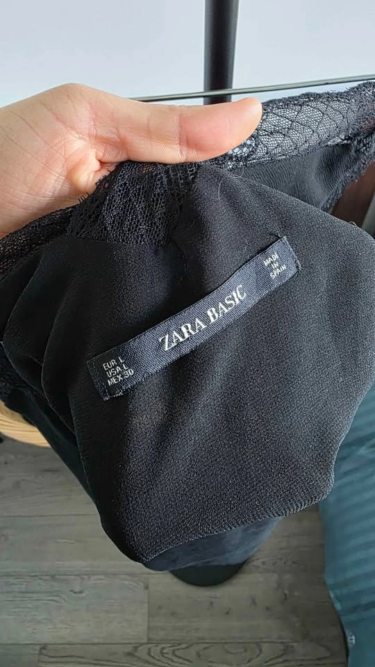 ZARA Black Lace Tank Top - photo 5