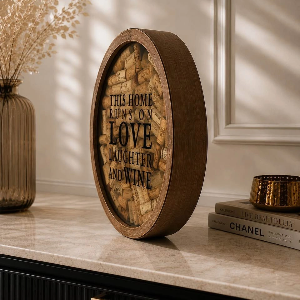 Rustic Wine Cork Wall Decor - photo 2